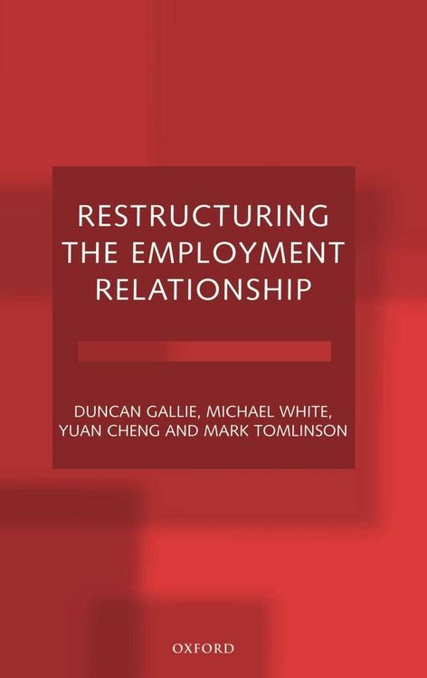Produktbild: Restructuring the Employment Relationship