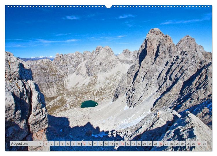 Produktbild: Lienzer Dolomiten (hochwertiger Premium Wandkalender 2026 DIN A2 quer), Kunstdruck in Hochglanz