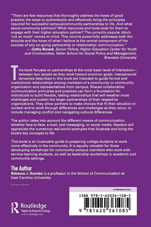 Produktbild: A Guide to Collaborative Communication for Service-Learning and Community Engagement Partners