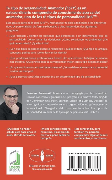 Produktbild: Tu tipo de personalidad - Animador (ESTP)