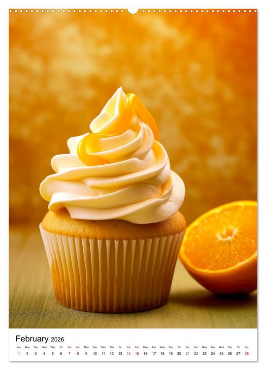 Produktbild: Yummy Cupcakes (Wall Calendar 2026 DIN A2 portrait), CALVENDO 12 Month Wall Calendar