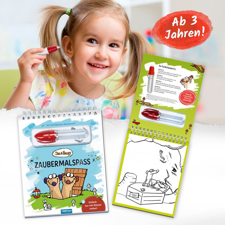 Produktbild: Tr&ouml;tsch Jan & Henry Zaubermalspa&szlig; mit Wasserstift