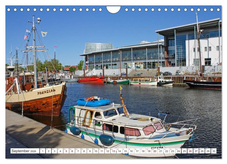 Produktbild: Ansichten von Bremen und Bremerhaven (Wandkalender 2026 DIN A4 quer), CALVENDO Monatskalender