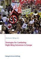 Produktbild: Strategies for Combating Right-Wing Extremism in Europe