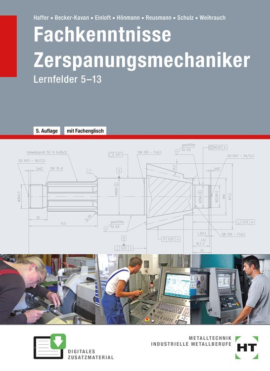 Produktbild: eBook inside: Buch und eBook Fachkenntnisse Zerspanungsmechaniker