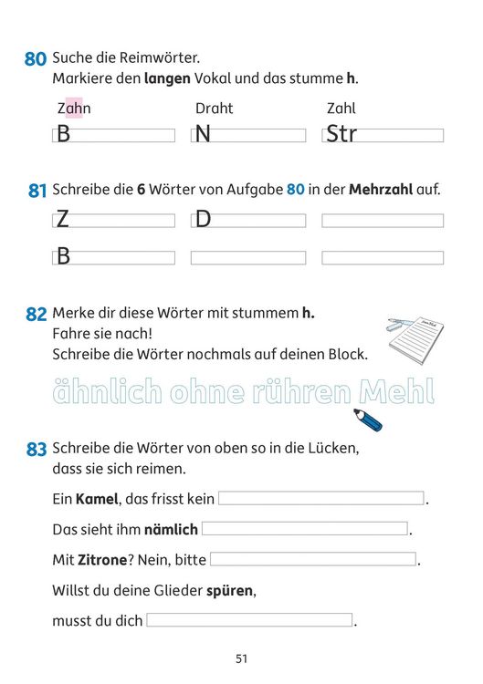 Produktbild: Rechtschreiben und Diktate 3. Klasse, A5-Heft