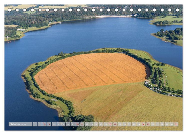 Produktbild: Vogtland - Farben einer Landschaft (Tischkalender 2026 DIN A5 quer), CALVENDO Monatskalender