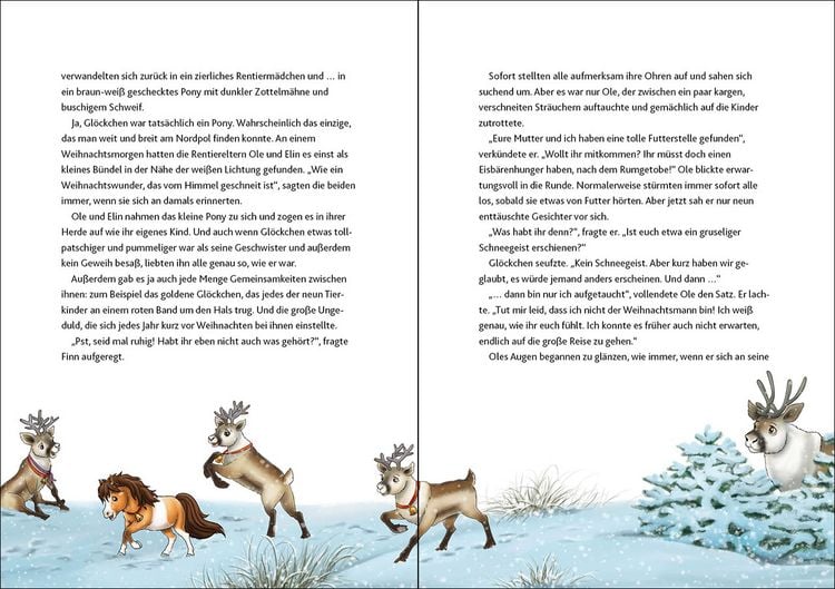 Produktbild: Gl&ouml;ckchen, das Weihnachtspony Mein Adventskalenderbuch - Ein zauberhafter Wunsch