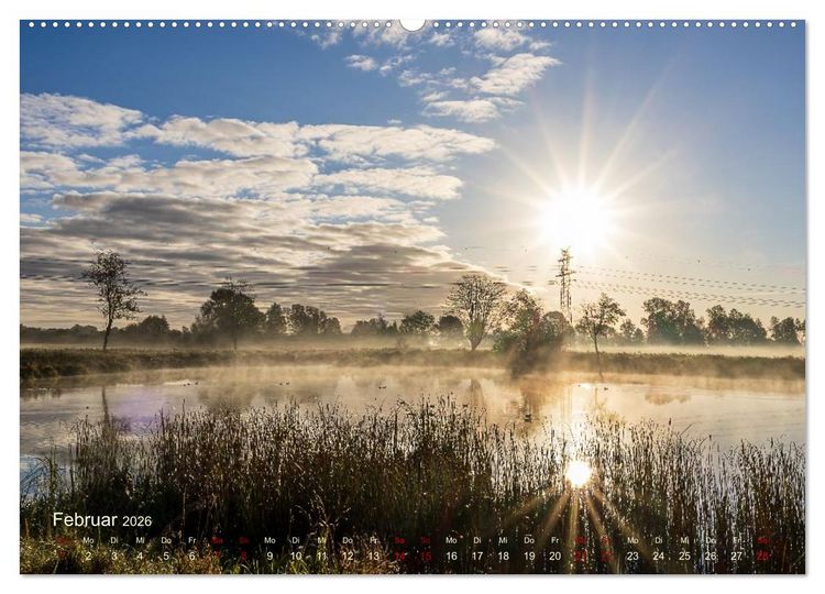Produktbild: K&uuml;stengl&uuml;ck - Ein fotografischer Streifzug entlang der Nordsee (hochwertiger Premium Wandkalender 2026 DIN A2 quer), Kunstdruck in Hochglanz