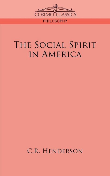 Produktbild: The Social Spirit in America