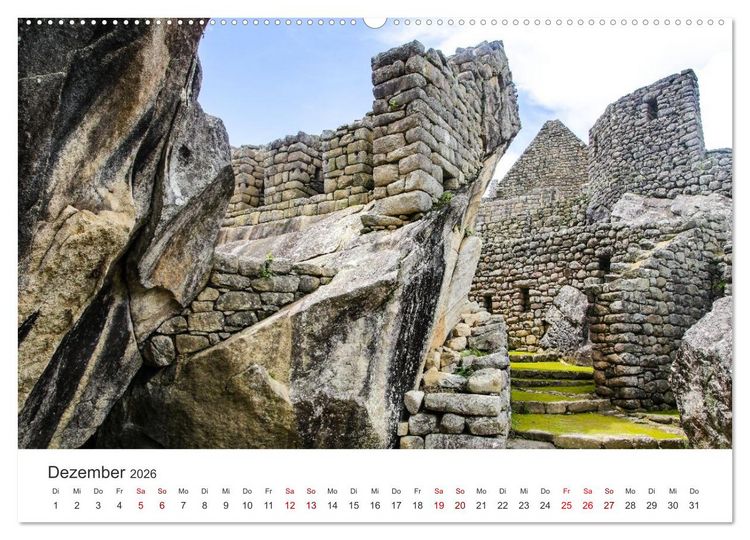 Produktbild: Macchu Picchu (Wandkalender 2026 DIN A2 quer), CALVENDO Monatskalender