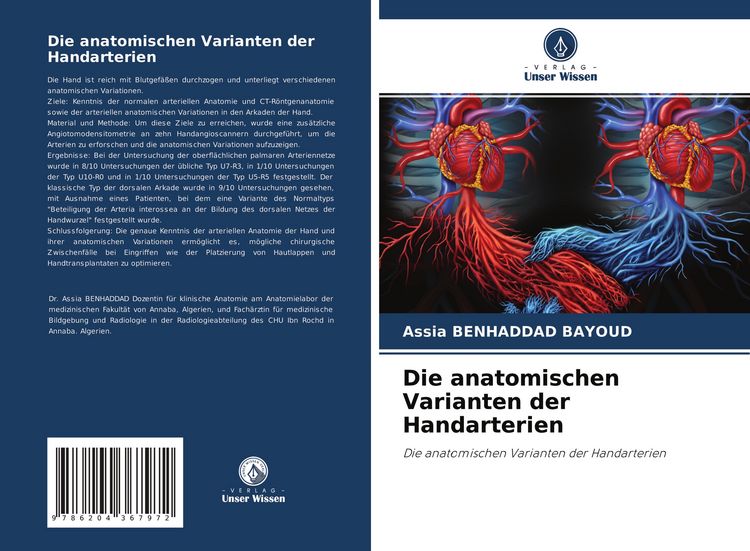 Produktbild: Die anatomischen Varianten der Handarterien