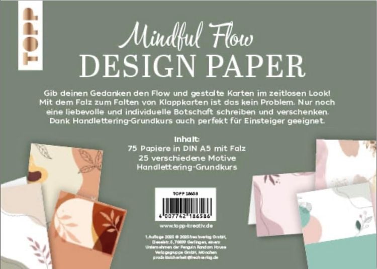Produktbild: Design Paper Mindful Flow A5