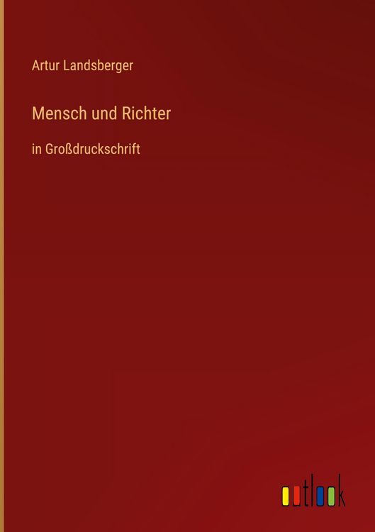 Produktbild: Mensch und Richter
