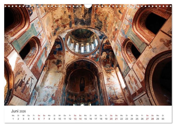 Produktbild: Georgien - Einmalige Landschaften (Wandkalender 2026 DIN A3 quer), CALVENDO Monatskalender