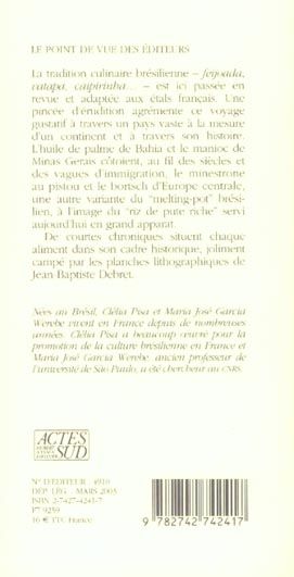 Produktbild: Cuisine bresilienne en france
