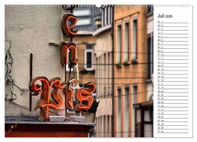 Produktbild: 300mm - Br&uuml;ssel (hochwertiger Premium Wandkalender 2026 DIN A2 quer), Kunstdruck in Hochglanz