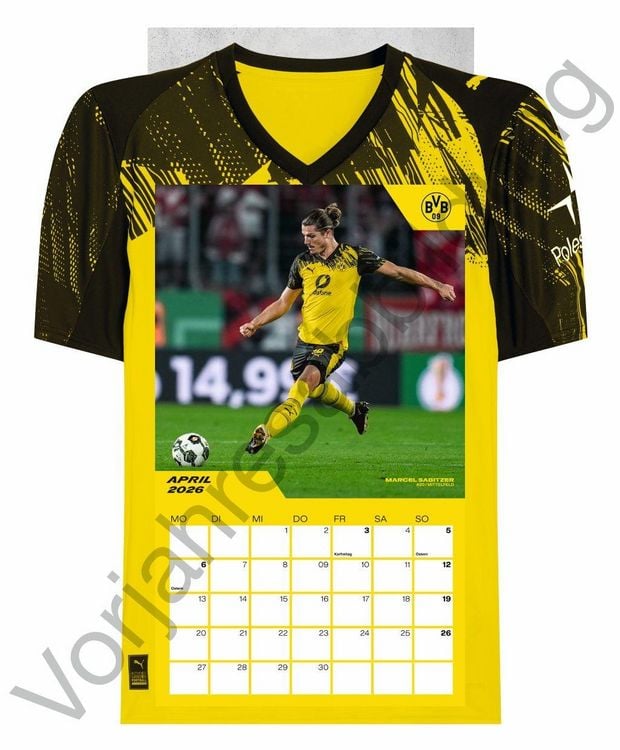 Produktbild: BVB Trikotkalender 2027