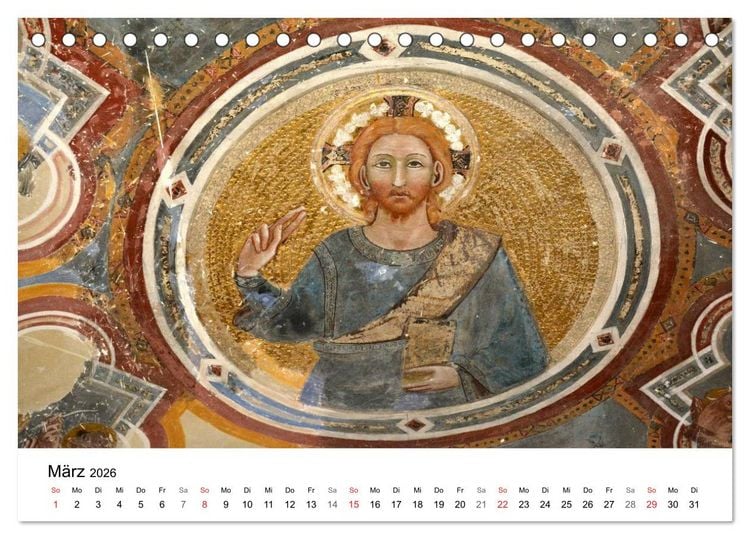 Produktbild: Gubbio - die mittelalterliche Stadt in Umbrien (Tischkalender 2026 DIN A5 quer), CALVENDO Monatskalender
