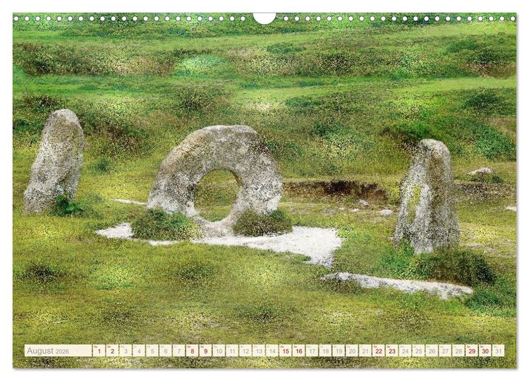 Produktbild: S&uuml;dengland - Mystische Steinkreise und Dartmoor (Wandkalender 2026 DIN A3 quer), CALVENDO Monatskalender