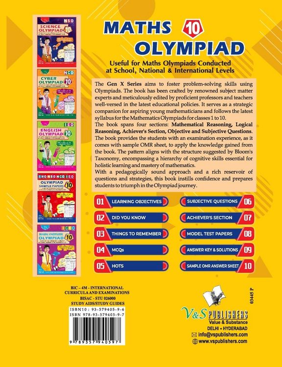 Produktbild: International Maths Olympiad - Class 10 (With OMR Sheets)