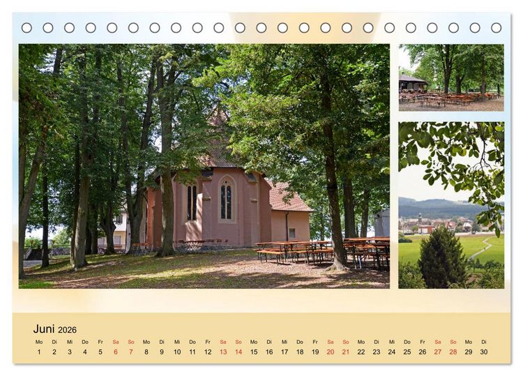 Produktbild: Lauf an der Pegnitz ist bunt (Tischkalender 2026 DIN A5 quer), CALVENDO Monatskalender