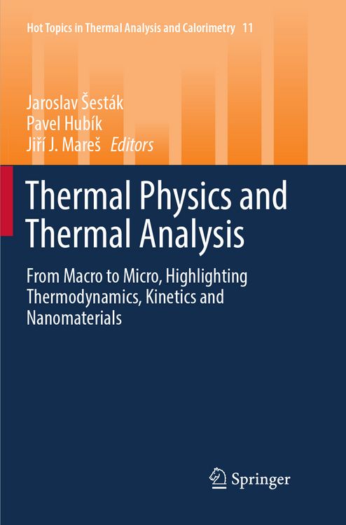 Produktbild: Thermal Physics and Thermal Analysis