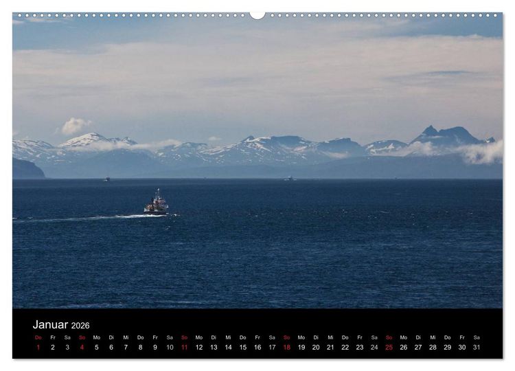 Produktbild: Norwegen - Faszination des Nordens (hochwertiger Premium Wandkalender 2026 DIN A2 quer), Kunstdruck in Hochglanz
