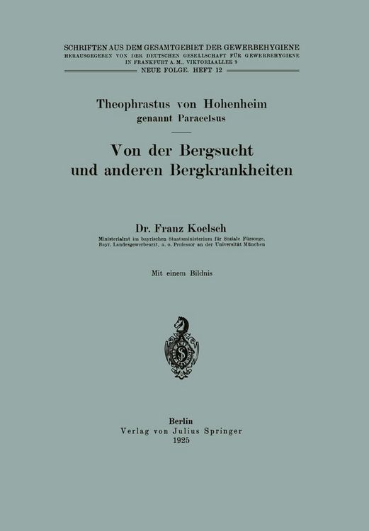 Produktbild: Von der Bergsucht und anderen Bergkrankheiten