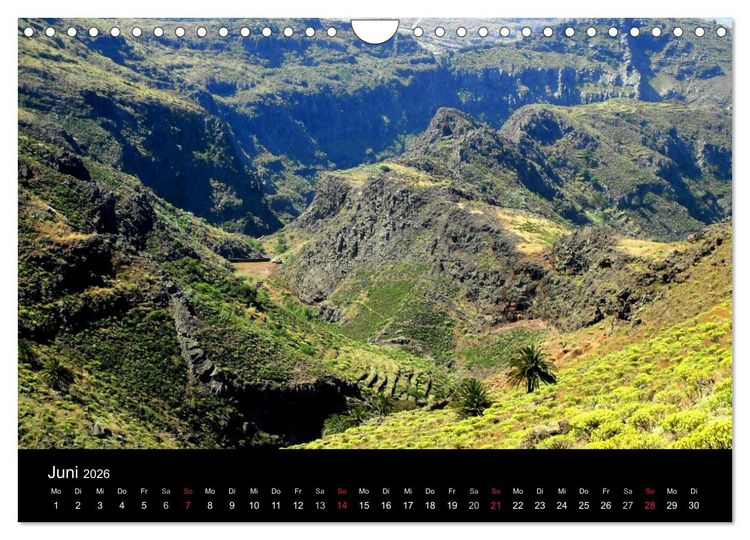 Produktbild: La Gomera (Wandkalender 2026 DIN A4 quer), CALVENDO Monatskalender