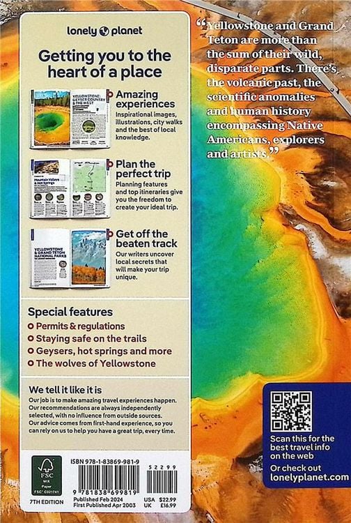 Produktbild: Lonely Planet Yellowstone & Grand Teton National Parks