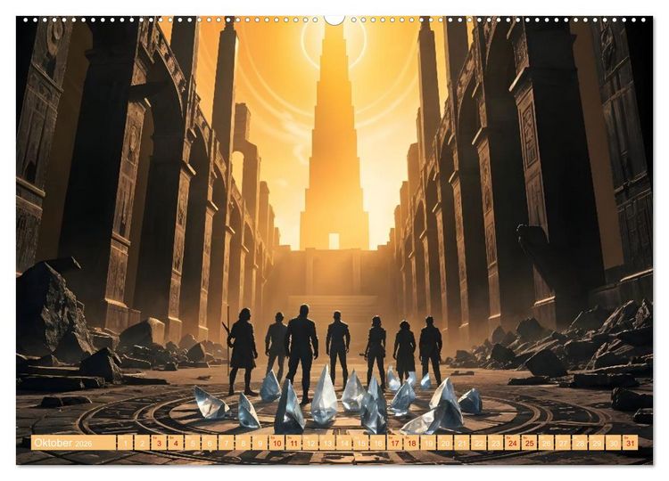 Produktbild: Unerkl&auml;rlich (Wandkalender 2026 DIN A2 quer), CALVENDO Monatskalender