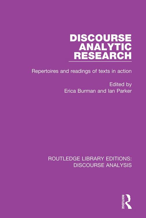 Produktbild: Discourse Analytic Research