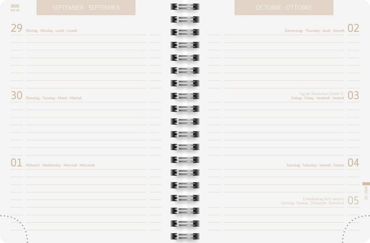 Produktbild: BRUNNEN Schülerkalender (2025/2026) "Bubble Planner", 2 Seiten = 1 Woche, A6, 208 Seiten, PP-Umschlag, mehrfarbig