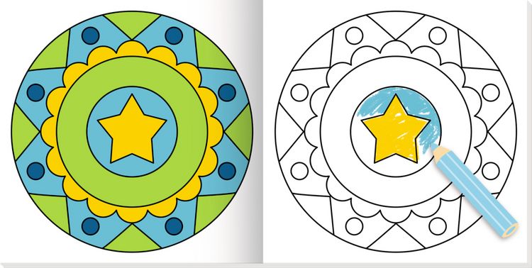 Produktbild: Mein kunterbuntes Mandala-Malbuch