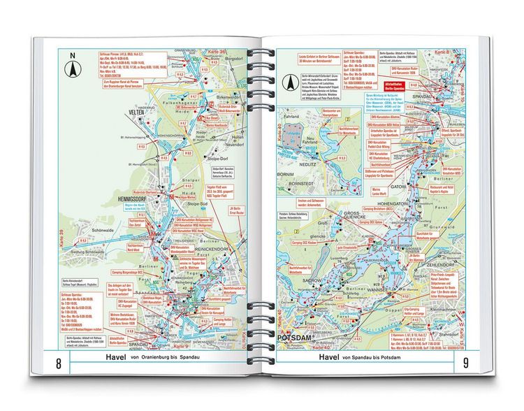 Produktbild: KOMPASS Wasserwanderatlas Berlin und Brandenburg