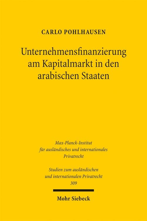 Produktbild: Unternehmensfinanzierung am Kapitalmarkt in den arabischen Staaten