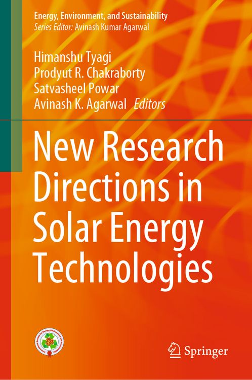Produktbild: New Research Directions in Solar Energy Technologies