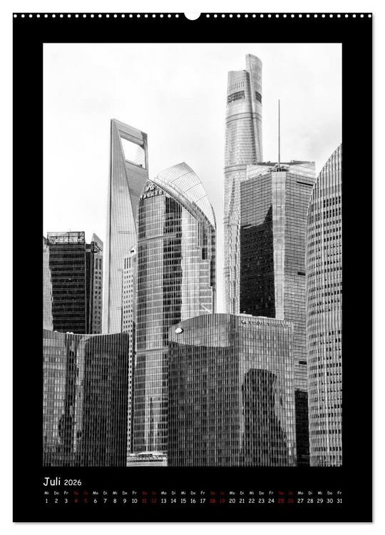 Produktbild: Shanghai zwischen Tradition und Business (hochwertiger Premium Wandkalender 2026 DIN A2 hoch), Kunstdruck in Hochglanz