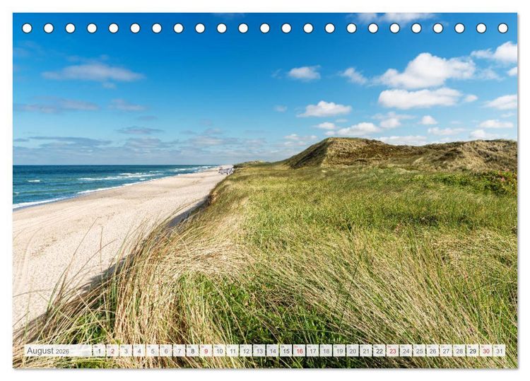 Produktbild: Nordseeperle Sylt (Tischkalender 2026 DIN A5 quer), CALVENDO Monatskalender