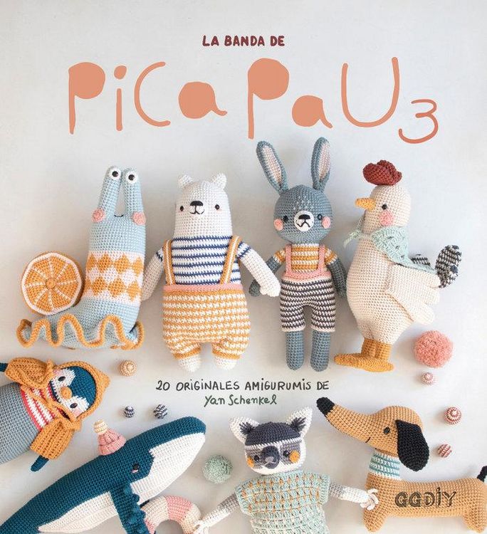 Produktbild: La banda de Pica Pau 3: 20 originales amigurumis de Yan Schenkel