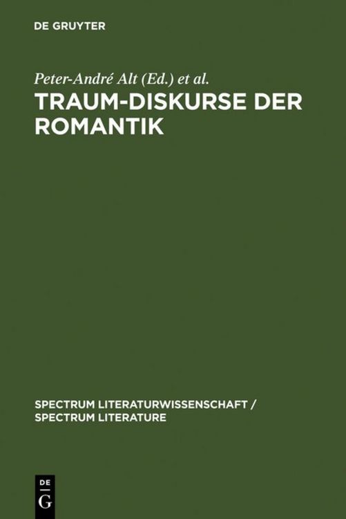 Produktbild: Traum-Diskurse der Romantik