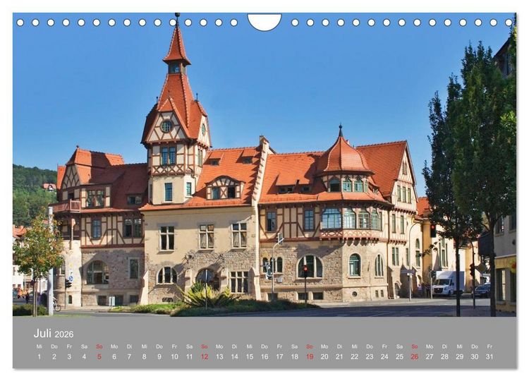 Produktbild: Jena in Th&uuml;ringen (Wandkalender 2026 DIN A4 quer), CALVENDO Monatskalender