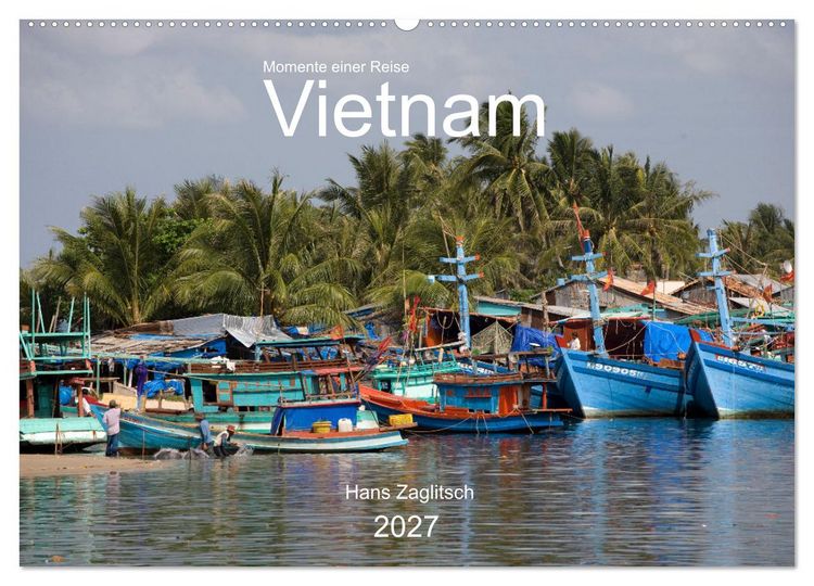 Produktbild: Vietnam - Momente einer Reise (Wandkalender 2027 DIN A2 quer), CALVENDO Monatskalender