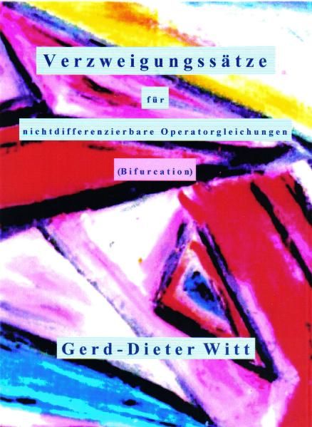 Produktbild: Verzweigungss&auml;tze f&uuml;r nichtdifferenzierbare Operatorgleichungen