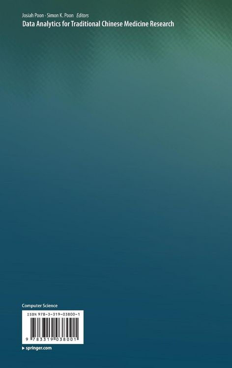 Produktbild: Data Analytics for Traditional Chinese Medicine Research