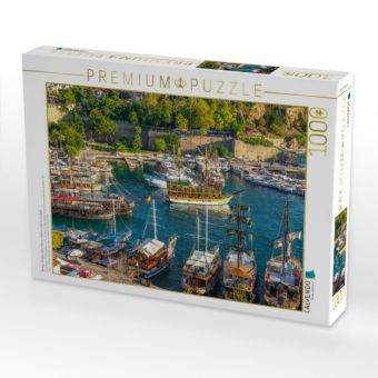 Produktbild: CALVENDO Puzzle T&uuml;rkey, Antalya: Altes Marine Kaleici in der Innenstadt | 1000 Teile Lege-Gr&ouml;&szlig;e 64x48cm Foto-Puzzle f&uuml;r gl&uuml;ckliche Stunden