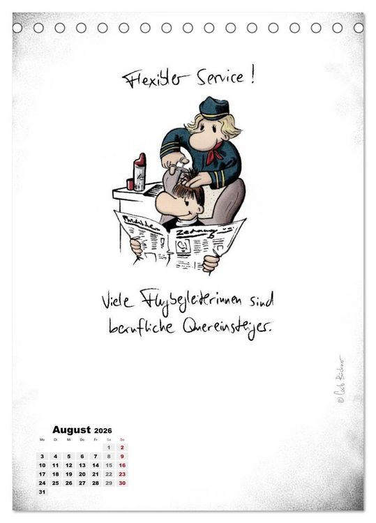 Produktbild: NEUES JAHR, NEUER SPASS... (Tischkalender 2026 DIN A5 hoch), CALVENDO Monatskalender