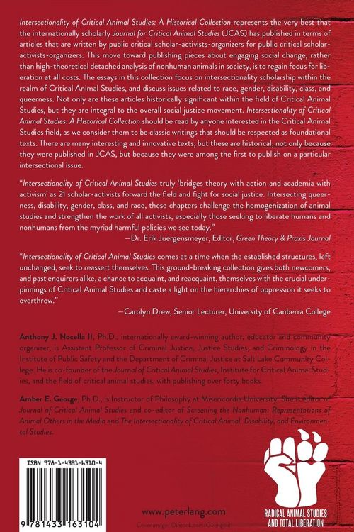 Produktbild: Intersectionality of Critical Animal Studies