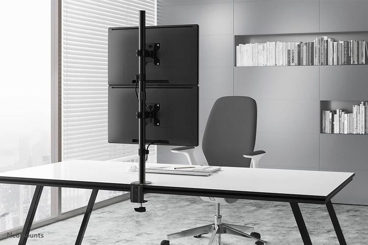 Produktbild: Neomounts Monitor-Tischhalterung FPMA-D550DVBLACK 2 Display(s) 25,4 cm (10") - 81,3 cm (32") Schwarz Schwenkbar, Rotierbar, Neigbar